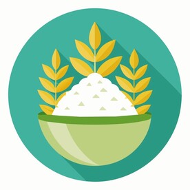 图标风格的米饭