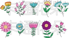 卡通花朵