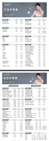 医美美容项目商品价格表