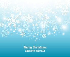 冬季雪花背景矢量