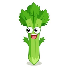 漫画风格的芹菜