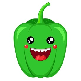 漫画风格的青椒