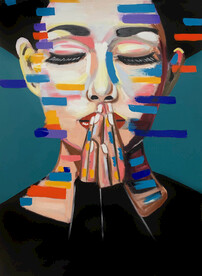 艺术人物高清装饰画画芯