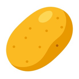 拟真插画风格的土豆