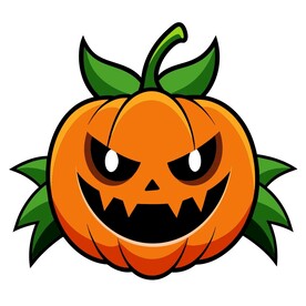 万圣节风格的南瓜