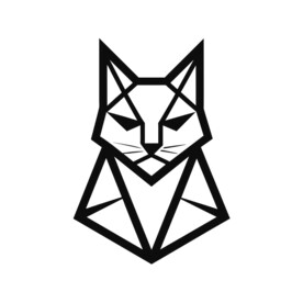 极简风格的猫标志