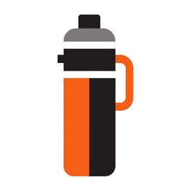 极简风格的热水瓶标志