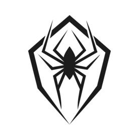 极简风格的蜘蛛标志