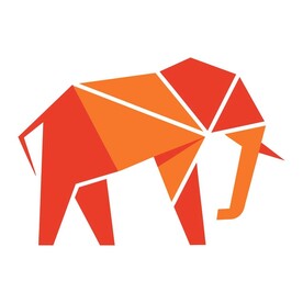 极简风格的大象标志