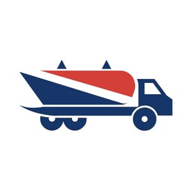 极简风格的油罐车标志