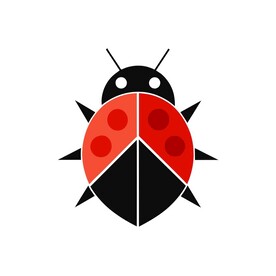 极简风格的金龟子标志