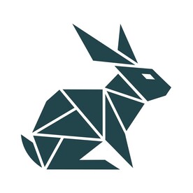 极简风格的兔子标志