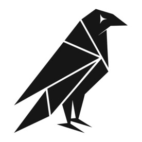 极简风格的乌鸦标志