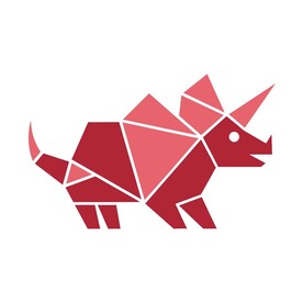 极简风格的三角龙标志