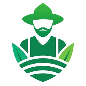 极简风格的农民标志