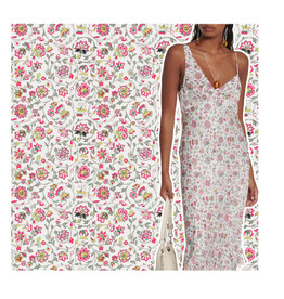 欧式花卉四方连续图案 服装设计