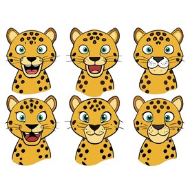 豹不同情绪状态的组合