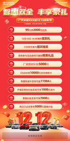 丰田购车活动海报