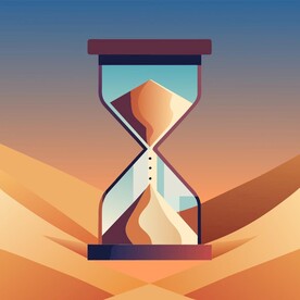 扁平风格的沙漏