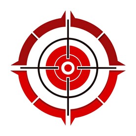 射击靶 logo