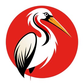 白鹳 logo