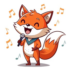 正在唱歌的狐狸