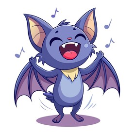 正在唱歌的蝙蝠