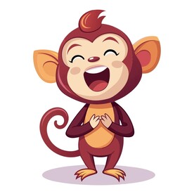正在唱歌的猴子