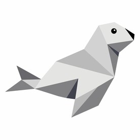 折纸设计的海豹