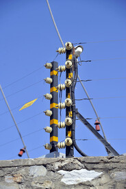 高压电子围栏柱