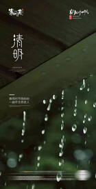 医美地产清明节海报