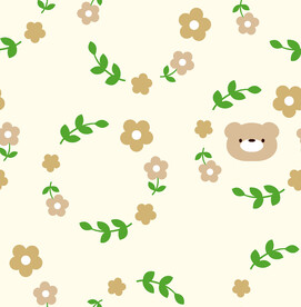 无缝   乱花 手绘花    