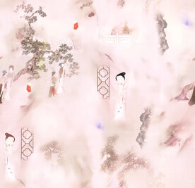 乱花   无缝   中国风