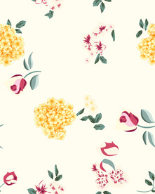 无缝   乱花  手绘花   