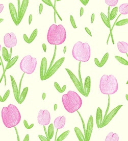 无缝   乱花 手绘花    