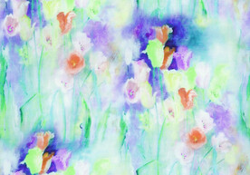 无缝   乱花 手绘花    