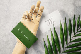 卡片名片海报纸袋文创贴图样机