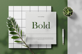 卡片名片海报纸袋文创贴图样机