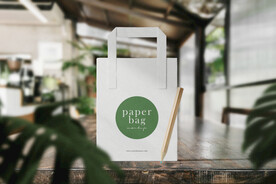 卡片名片海报纸袋文创贴图样机