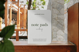 卡片名片海报纸袋文创贴图样机