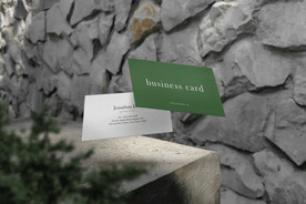 卡片名片海报纸袋文创贴图样机