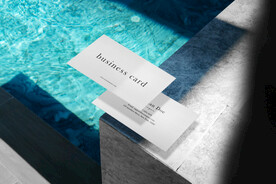 卡片名片海报纸袋文创贴图样机