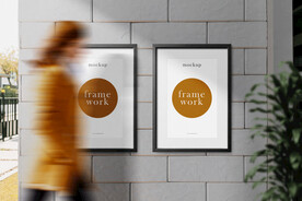 卡片名片海报纸袋文创贴图样机