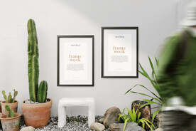 卡片名片海报纸袋文创贴图样机