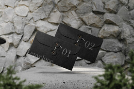 卡片名片海报纸袋文创贴图样机