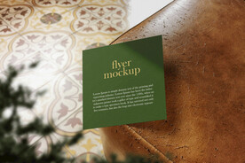 卡片名片海报纸袋文创贴图样机