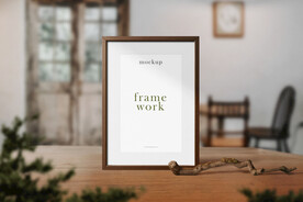 卡片名片海报纸袋文创贴图样机