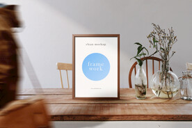 卡片名片海报纸袋文创贴图样机