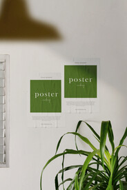 卡片名片海报纸袋文创贴图样机