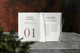 卡片名片海报纸袋文创贴图样机